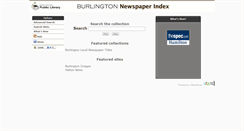 Desktop Screenshot of news.burlington.halinet.on.ca