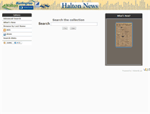 Tablet Screenshot of news.halinet.on.ca